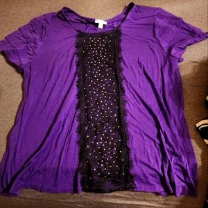 Purple top 3x